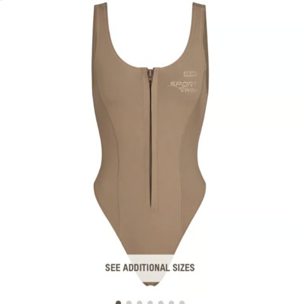 3x Desert SKIMS SPORT SWIM ONE PIECE SWIMSUIT